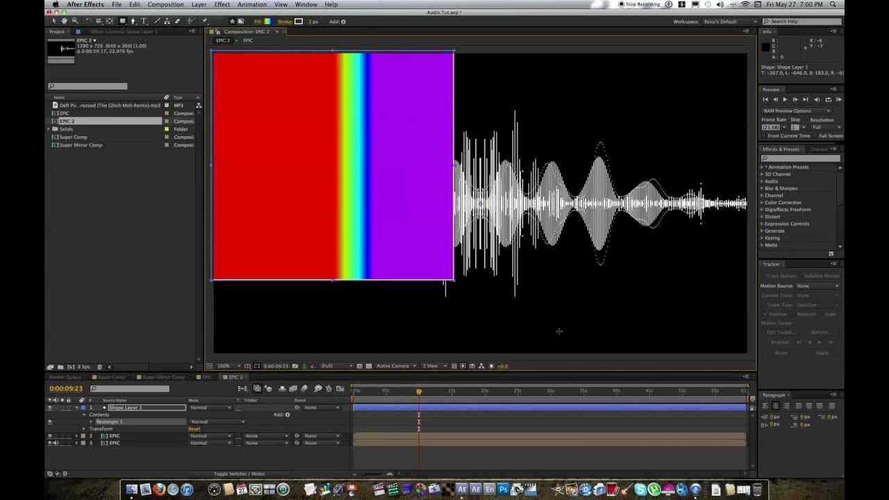 How to Create Audio Wave Effects in After Effects Spectrum Waveforms.